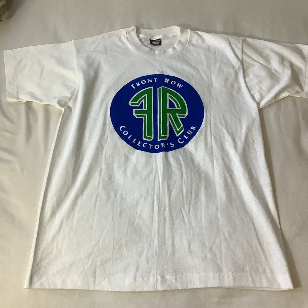 Vintage T Shirt - Front Row Collectors Club Screen Stars Best White size XL